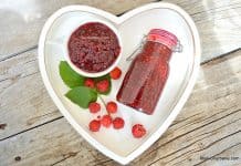 Gem de zmeură fără conservanți, cu zahăr puțin Gem de zmeură fără conservanți, cu puțin zahăr reteta savori urbane