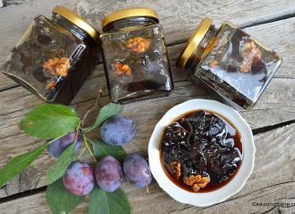 Prune în sirop pentru iarnă – rețeta de prune deshidratate cu nucă și rom prune conservate in sirop cu nuca si roma reteta