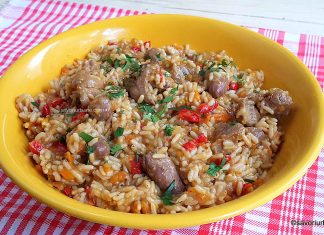 Orez cu pipote și inimi de pui rețeta de pilaf gustos cel mai bun pilaf de orez cu inimi si pipote 1