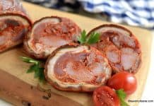 Ruladă din ciolan afumat cu usturoi și boia rețeta de șuncă din ciolan fiert în zeamă de varză ciolan presat cu paprika boia si usturoi reteta savori