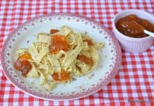 Tăieței cu nucă și gem rețeta de paste de post sau de dulce Tăiței cu nucă și gem rețeta de paste de post savori urbane