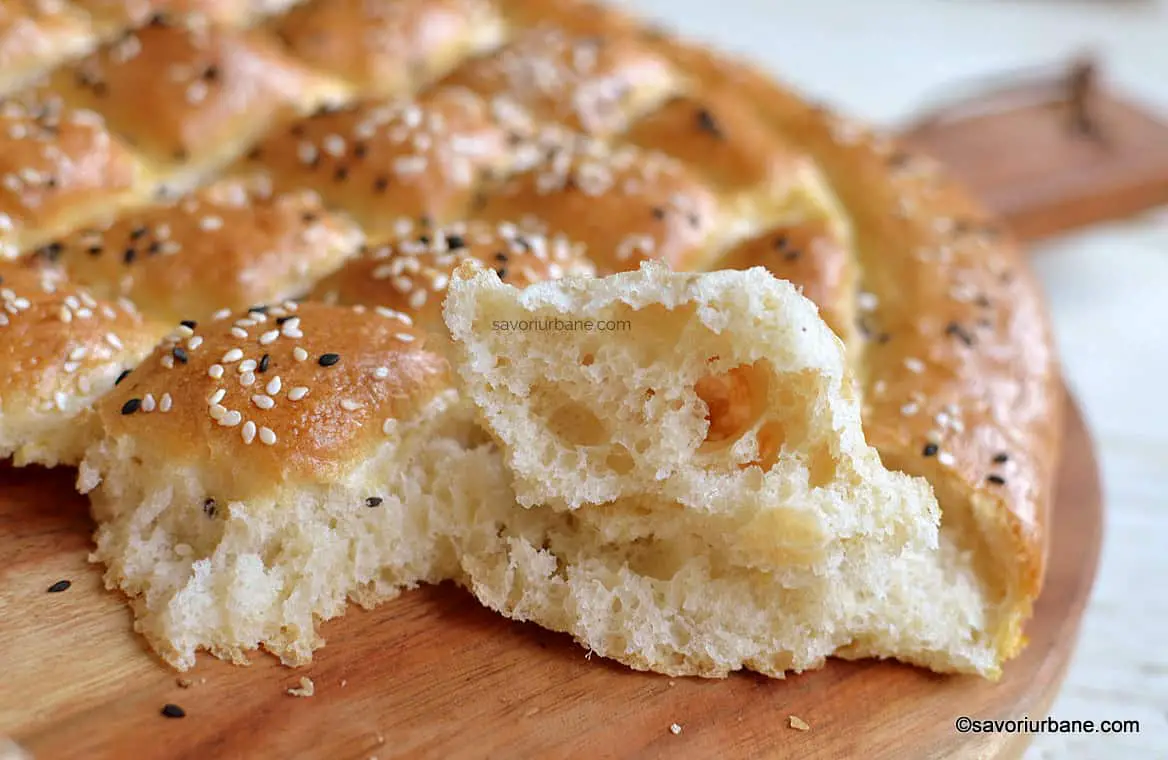 cea mai pufoasa paine plata turta la cuptor paine turceasca arabeasca de ramadan (2)
