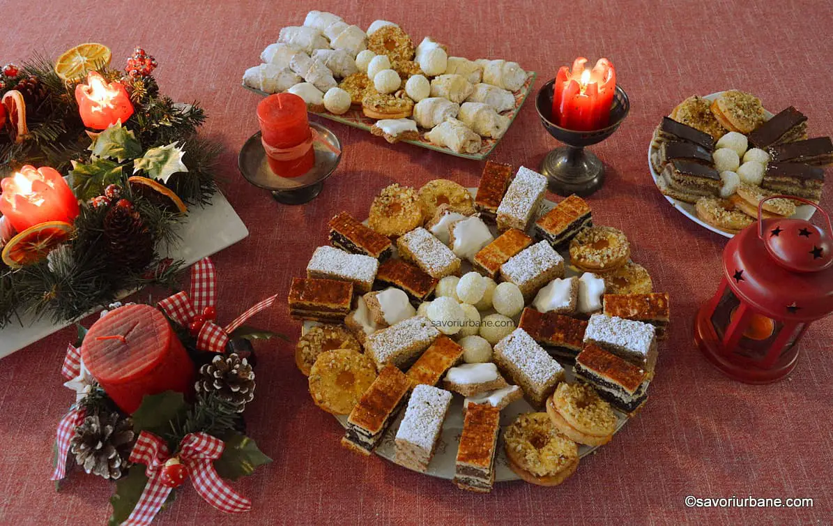masa festiva cu prajituri pentru craciun si anul nou savori urbane