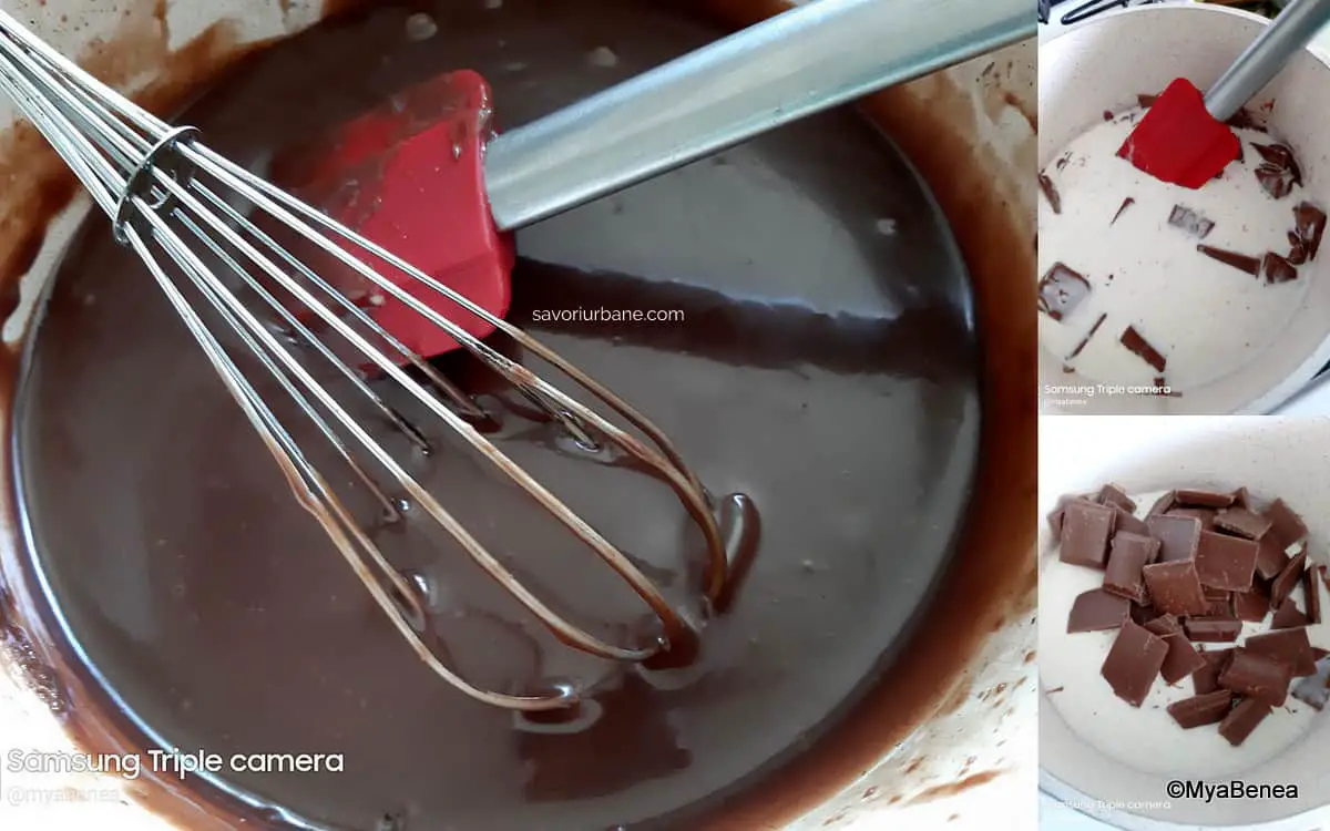 preparare mousse de ciocolata cu lapte si frisca naturala
