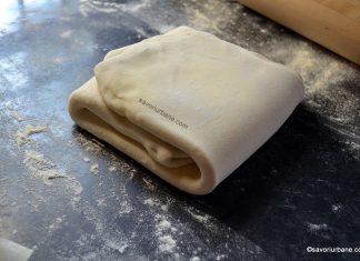 Aluat foietaj cu osânză, șmer, hai sau untură mare (împărătească) + video – pentru haioș, cremeș, pateuri Aluat foietaj cu osânză, șmer, hai sau untură mare (împărătească) - pentru haioș, cremeș, pateuri savori urbane