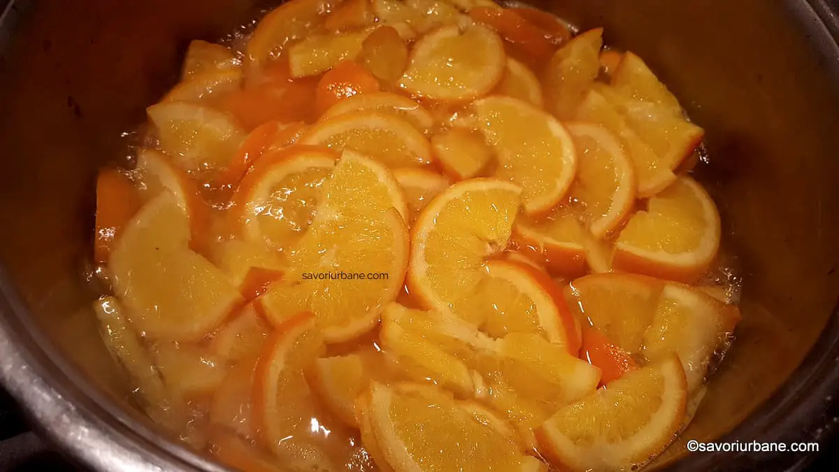 oparire felii de portocale pentru dulceata (2)
