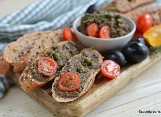 Tapenade – rețeta de pastă de măsline negre și verzi cu usturoi și capere reteta tapenade masline capere usturoi