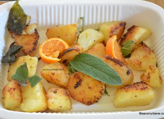 Cartofi rumeniți cu salvie și portocale – rețeta la tigaie sau la cuptor Cartofi rumeniți cu salvie și portocale - rețeta la tigaie sau la cuptor savori urbane jamie oliver