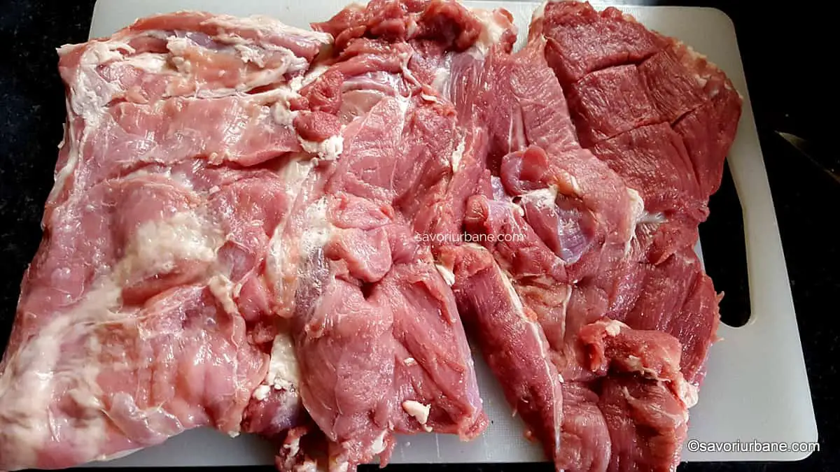 cum să eliminați grăsimea din carnea de porc
