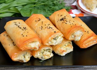 Pateuri cu brânză și mărar, usturoi sau leurdă – mini plăcinte cu foi subțiri Pateuri cu brânză, mărar și usturoi sau leurdă - mini plăcinte cu foi subțiri reteta savori urbane