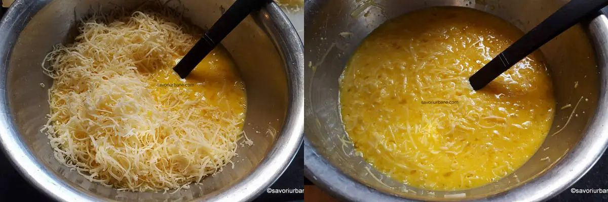 preparare omleta cu cascaval lapte la cuptor (2)