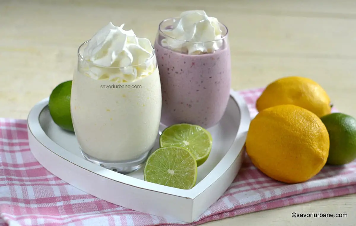 Limonadă cremoasă cu gheață - rețeta de Whipped Lemonade savori urbane