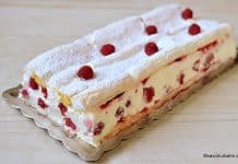 Prăjitura Cardinal cu frișcă, zmeură și vișine – rețeta de Kardinalschnitten Prăjitura Cardinal cu frișcă, zmeură și vișine - rețeta de Kardinalschnitten savori urbane 1