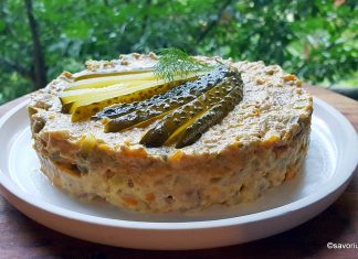 Salată de boeuf dietetică cu maioneză cremoasă fără ulei Salata de boeuf dietetică cu maioneză cremoasă fără ulei cu iaurt grecesc reteta savori