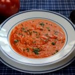 Supă de roșii cu tăiței (fidea) sau găluște – supă din roșii proaspete sau conservate
