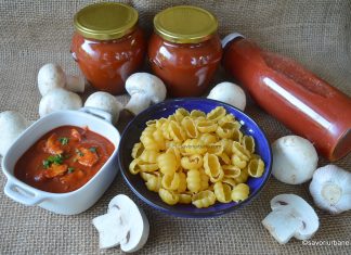 Sos de paste cu ciuperci și usturoi – la borcan, pentru iarnă Sos de paste cu ciuperci și usturoi - la borcan, pentru iarnă savori urbane 1