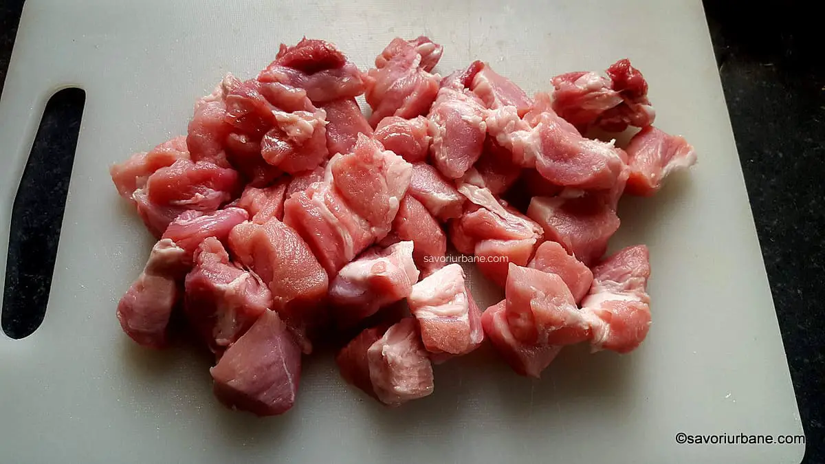 carne de porc pentru ciorba sau gulas pulpa degresata