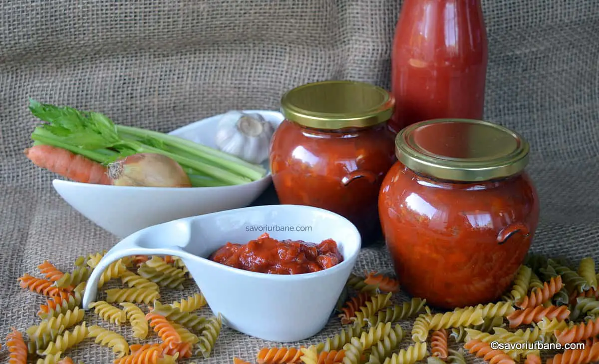 sos natural pentru paste cu legume rosii fara conservanti
