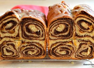 Cozonac vitraliu cu 4 spirale cu nucă – rețeta slovenă de povitica sau potica Cozonac vitraliu cu 4 spirale cu nucă - rețeta slovenă de povitica sau potica savori urbane 1