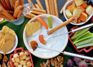 Fondue cu Gorgonzola și cremă de brânză – rețeta de fonduta di Gorgonzola DOP Fondue cu gorgonzola și cremă de brânză reteta savori urbane
