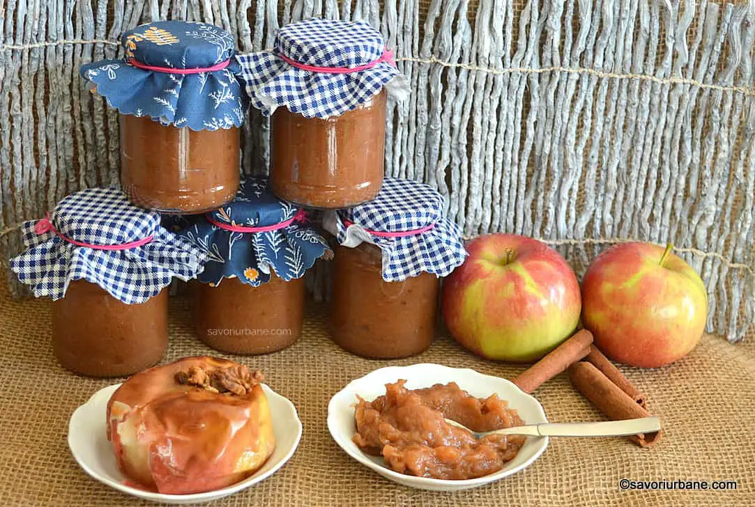 Gem de mere coapte și caramelizate la cuptor rețeta savori urbane