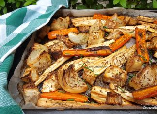 Legume rădăcinoase la cuptor – legume coapte și caramelizate la tavă Legume rădăcinoase la cuptor - legume caramelizate la tavă reteta savori urbane