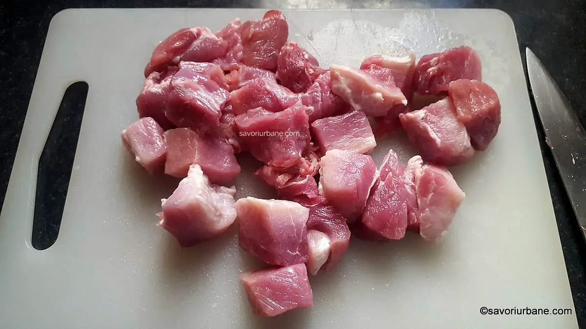 carne macra pentru ciorba a la grec pulpa de porc vita sau pui