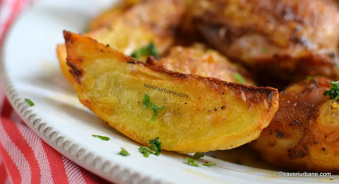 cartofi prajiti la airfryer friteuza fara ulei reteta de wedges savori