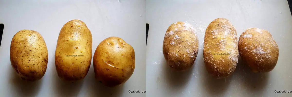 pregatire cartofi copti la airfryer