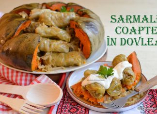 Sarmale în dovleac la cuptor – rețeta de bostan umplut cu sarmale Sarmale în dovleac - rețeta de bostan umplut cu sarmale savori urbane