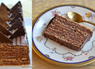 Tort Richard cu foi de bezea cu nucă, alune și cremă de ciocolată – rețeta veche de familie Tort Richard cu foi de bezea cu nucă, alune și cremă de ciocolată - rețeta veche de familie savori urbane