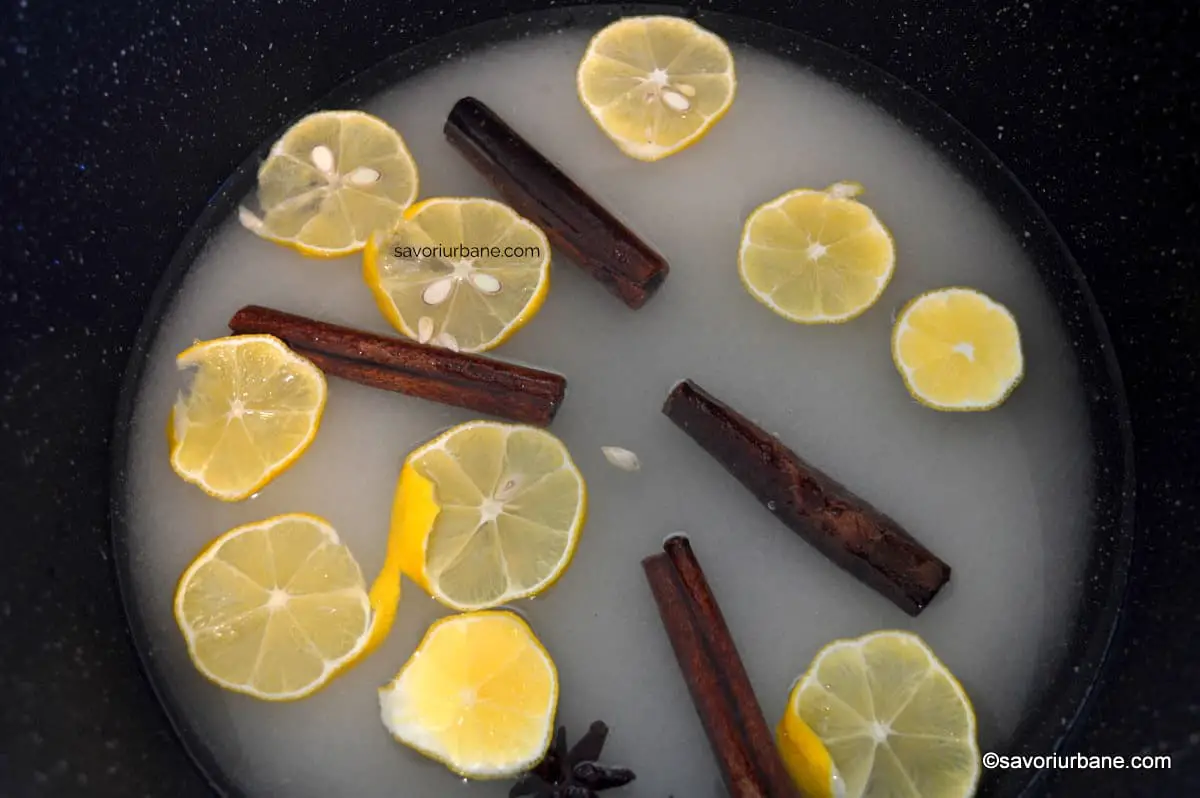 preparare sirop dulceata mere cu lamaie scortisoara (1)