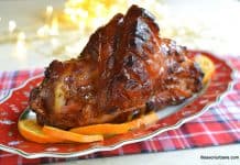Ciolan glazurat la cuptor – rețeta de șuncă coaptă cu glazură lipicioasă Ciolan glazurat la cuptor - rețeta de șuncă coaptă cu glazură lipicioasă savori urbane