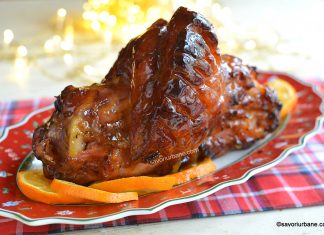 Ciolan glazurat la cuptor – rețeta de șuncă coaptă cu glazură lipicioasă Ciolan glazurat la cuptor - rețeta de șuncă coaptă cu glazură lipicioasă savori urbane