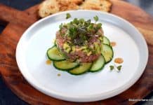 Tartar de ton cu avocado și susan Tartar de ton cu avocado și susan reteta savori urbane 1