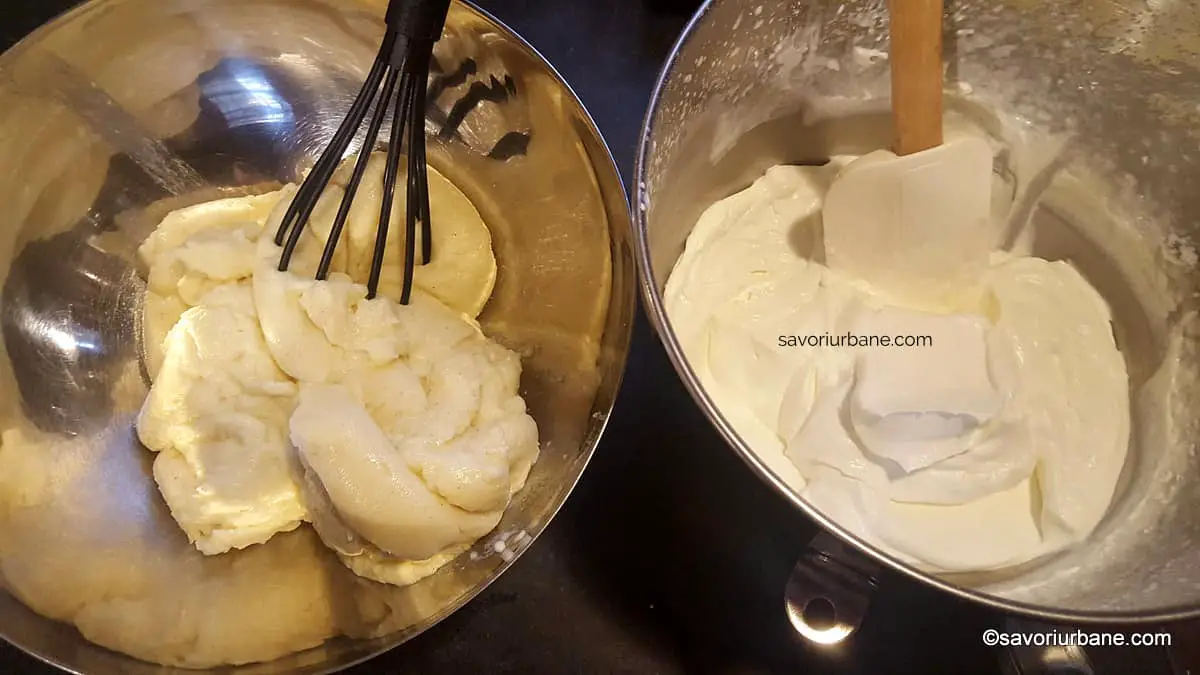 pregatire ingrediente crema princesse de vanilie cu frisca din smantana naturala
