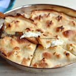 Plăcintă simplă cu brânză la cuptor – rețeta de focaccia di Recco (fără drojdie)