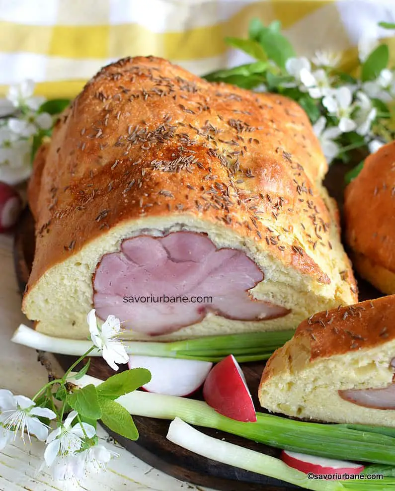 ciolan in paine copt la cuptor sunca de pasti Osterschinken húsvéti sonka 1