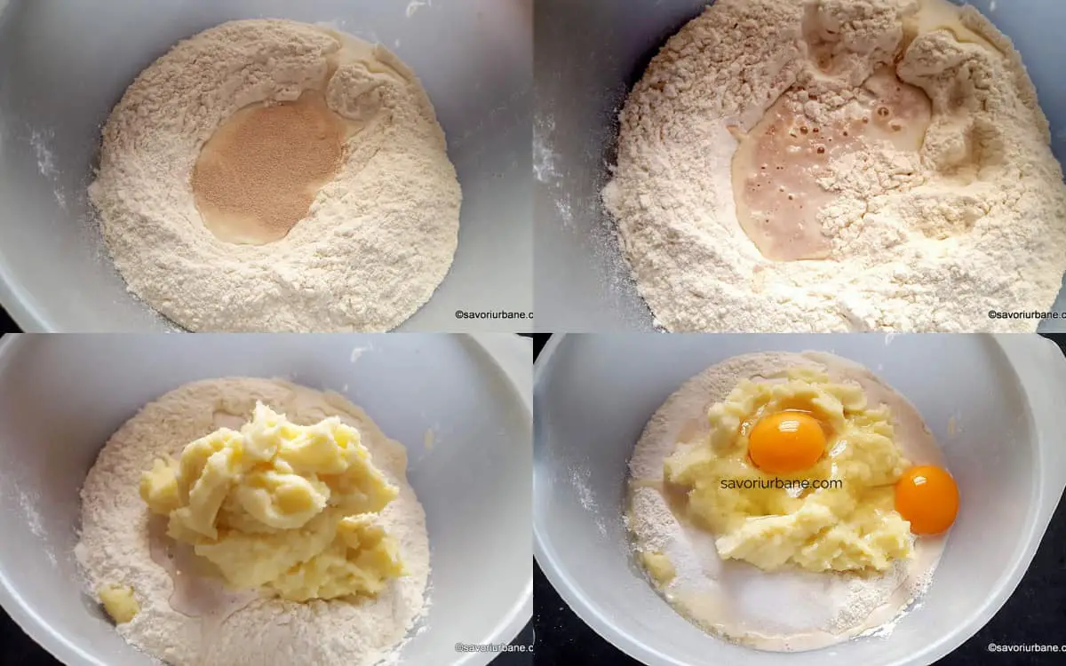 cum se face aluat de paine cu cartofi unt si oua pentru sunca sau ciolan copt