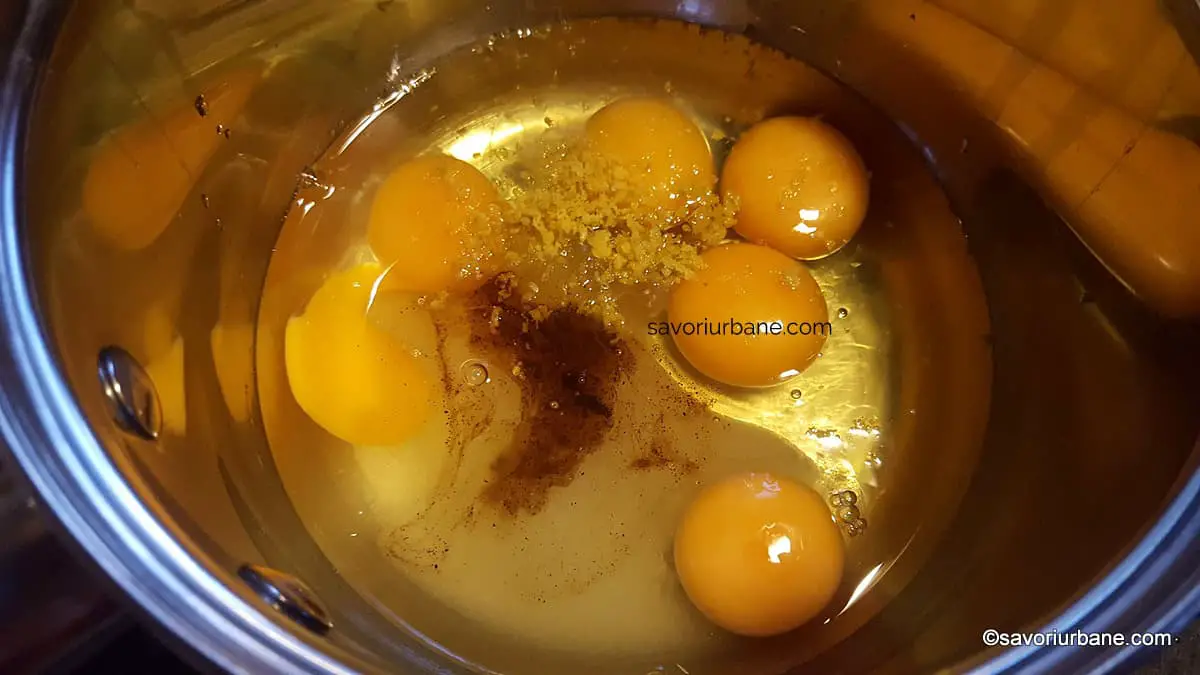 oua zahar vanilie sare pentru cas galben de pasti
