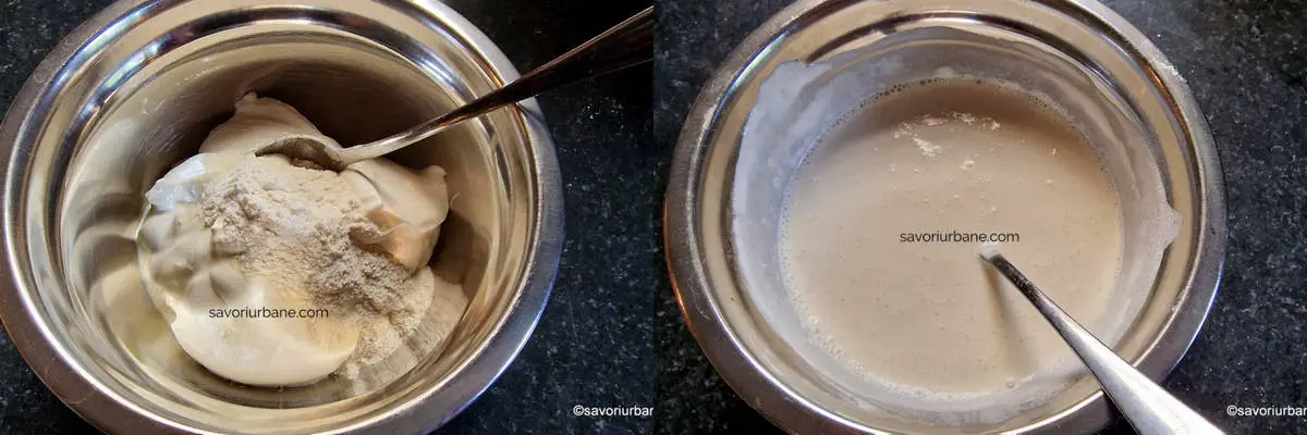 Cum se face îngroșeala din iaurt, smântână, lapte și făină pentru mancarea de dovlecel