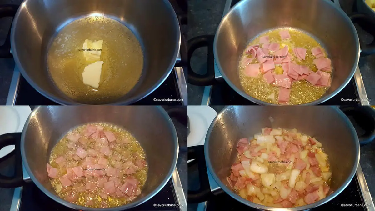 Mod de preparare supă cremoasă de fasole verde cu cartofi și smântână (1)