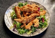 Tempura de pui – rețeta de crispy strips din piept de pui în aluat crocant Tempura de pui - rețeta de crispy strips din piept de pui în aluat crocant savori urbane