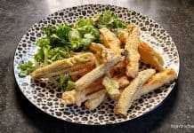 Dovlecei tempura – rețeta de sticks de dovlecel în crustă crocantă de aluat Tempura de dovlecei - rețeta de sticks de dovlecel în crustă crocantă de aluat savori urbane