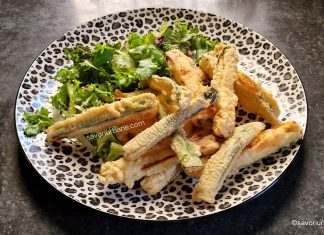 Dovlecei tempura – rețeta de sticks de dovlecel în crustă crocantă de aluat Tempura de dovlecei - rețeta de sticks de dovlecel în crustă crocantă de aluat savori urbane