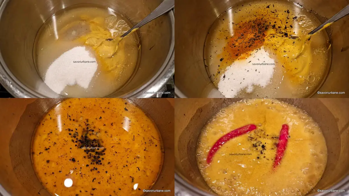 Cum se face sosul de muștar dulce, acrișor și picant cu oțet, zahăr, ulei, sare, ardei iuți și condimente