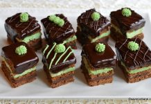 Prăjitura București – rețeta autentică de cofetărie cu glazură de fondant Prăjitura București - rețeta autentică de cofetărie cu glazură de fondant savori urbane