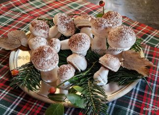 Ciupercuțe din bezea cu ciocolată – rețeta clasică de bezele în formă de ciupercă Ciupercuțe din bezea cu ciocolată - rețeta clasică de bezele în formă de ciupercă savoriurbane