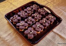 Fursecuri cu caramel sărat și ciocolată – trefle sau alte forme Fursecuri cu caramel sărat și ciocolată - trefle sau alte forme reteta savori urbane