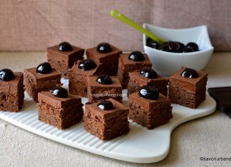 Prăjitura Amarena cu ciocolată și cireșe sau vișine din vișinată Prăjitura Amarena cu ciocolată și cireșe sau vișine din vișinată reteta savori urbane